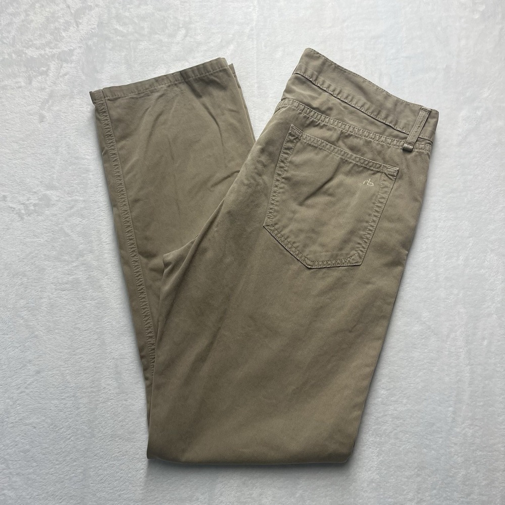 Rag & Bone Chino Pants Mens 33x31 Tan Slim Straight RB 15X Preppy Workwear